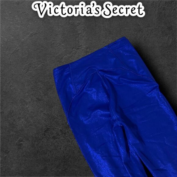 Preowned Victoria’s Secret VSX Royal Blue Sparkle Flow Sweat On Point Legging S - Picture 8 of 8